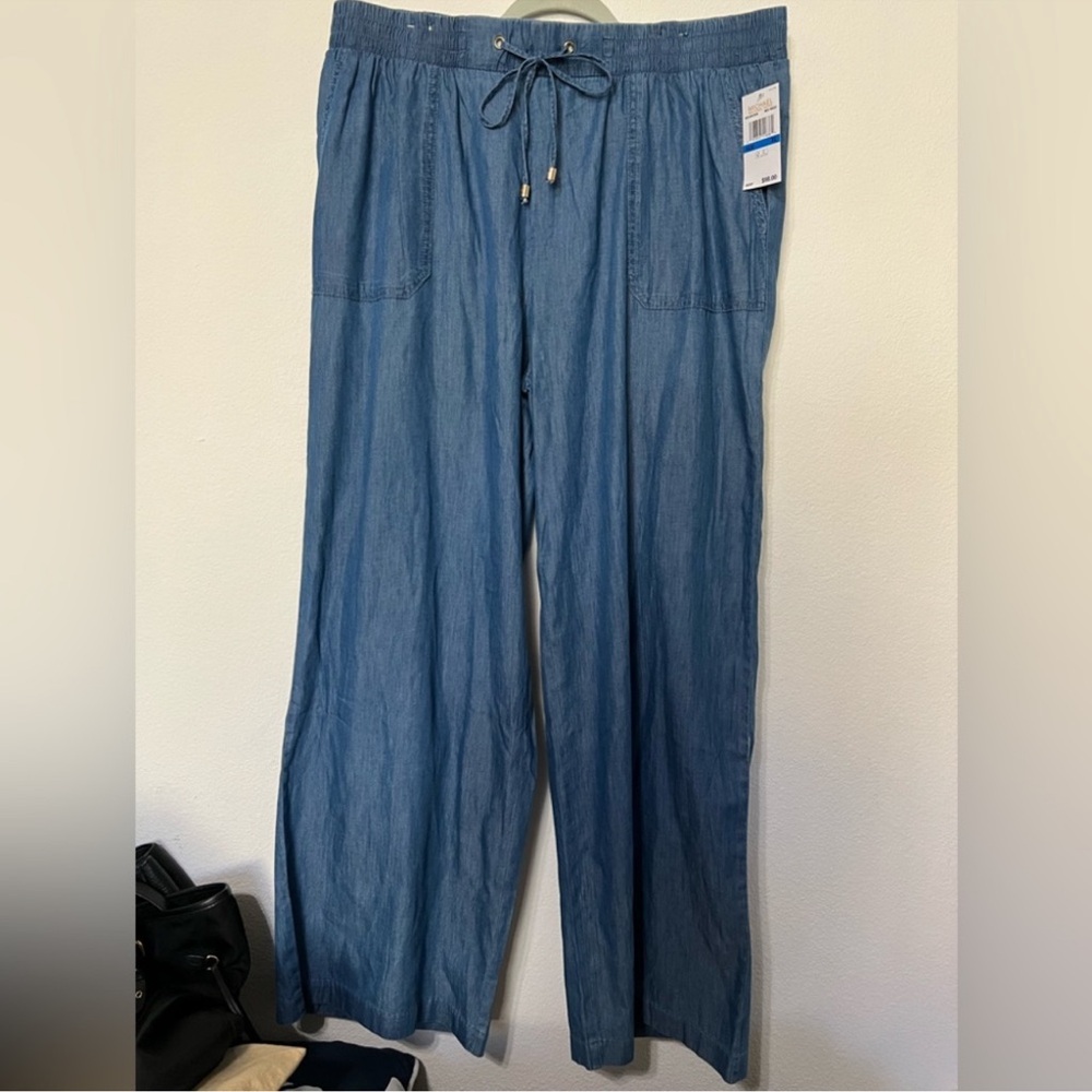 Michael Kors Indigo Drawstring Pants